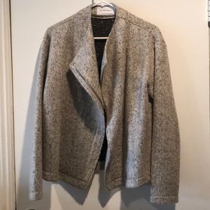 Heather grey BCBGeneration Moto front jacket